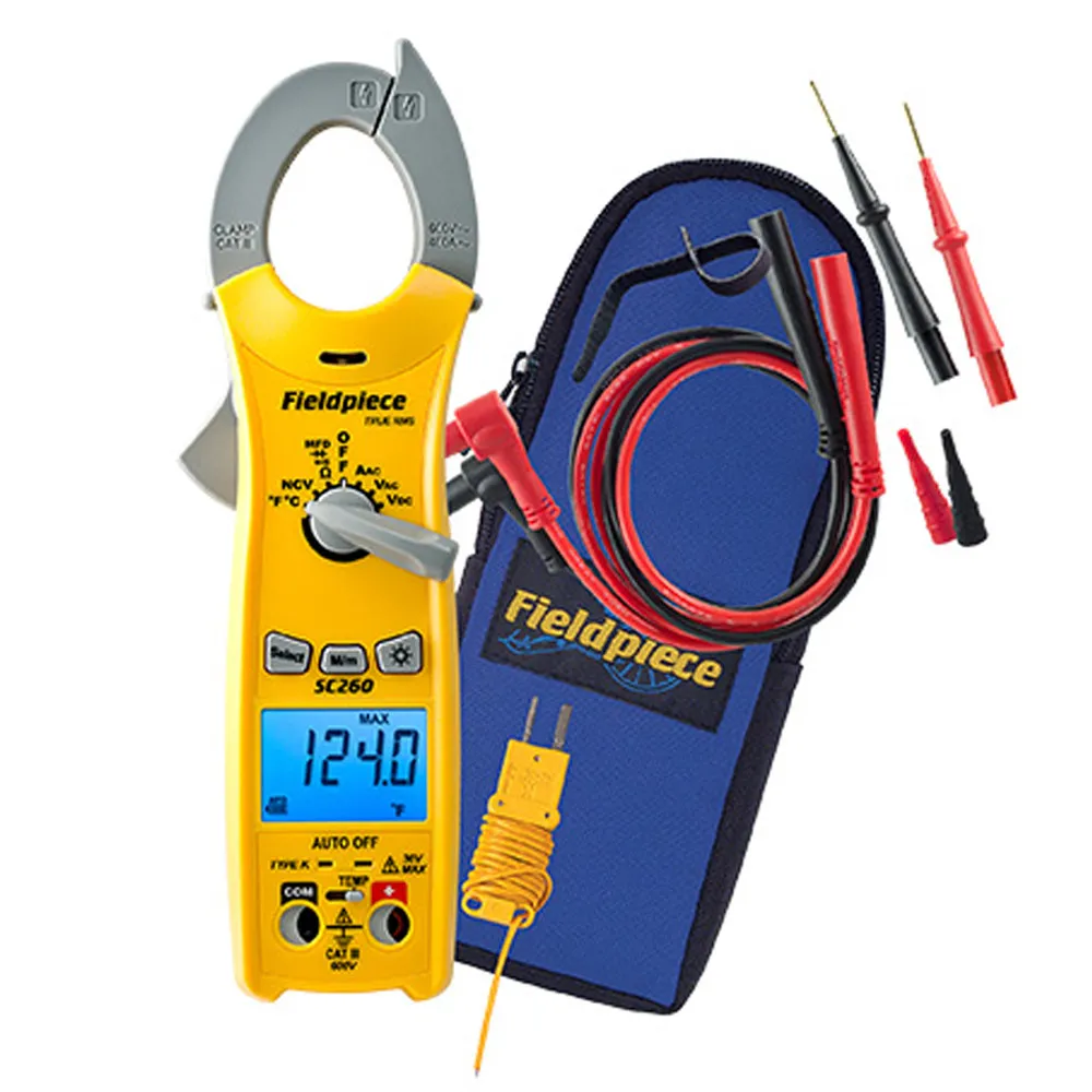 [SC260] FIELDPIECE COMPACT CLAMP METER SC260