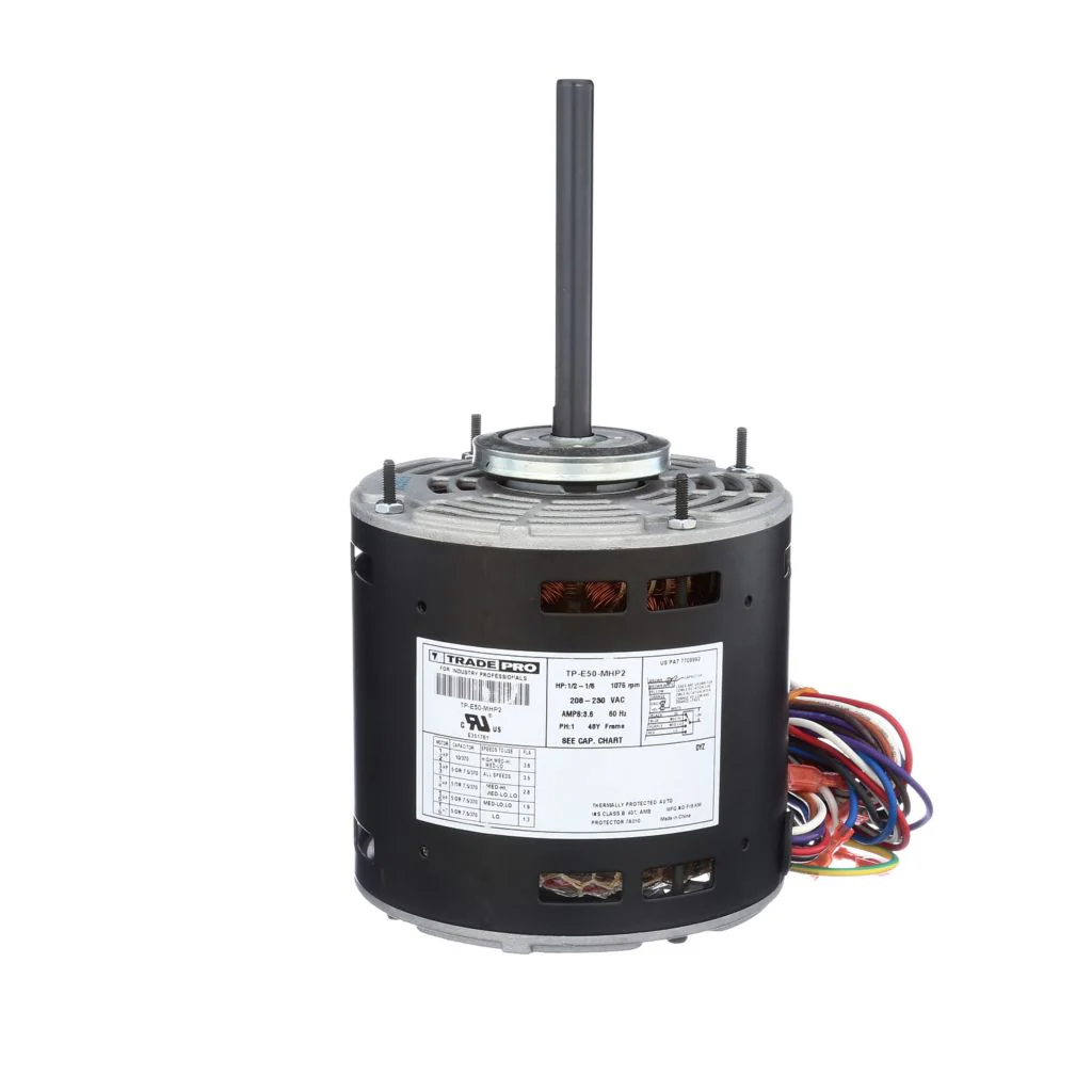 TRADE PRO DIRECT DRIVE BLOWER MOTOR 1/2-1/6 HP, 1075 RPM TP-E50-MHP2