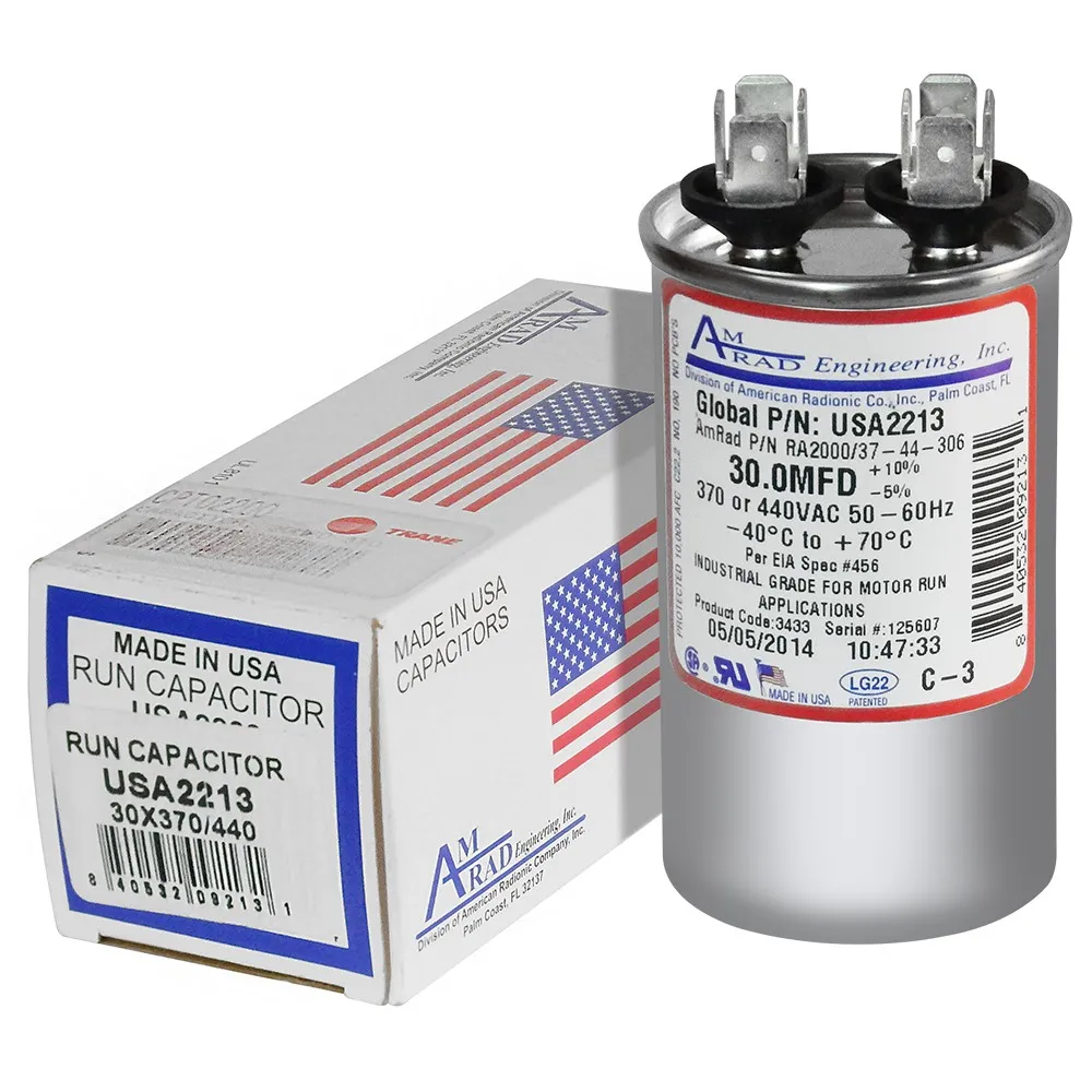 [USA2213] AMERICAN RADIONIC RUN CAPACITOR 30 µF USA2213