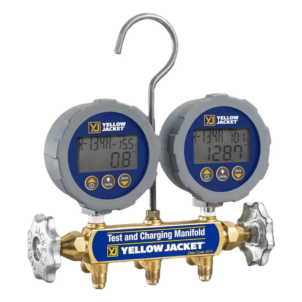 Series 41 Digital Manifold, 3-Pak PLUS IITM Hoses with Compact Ball Valves