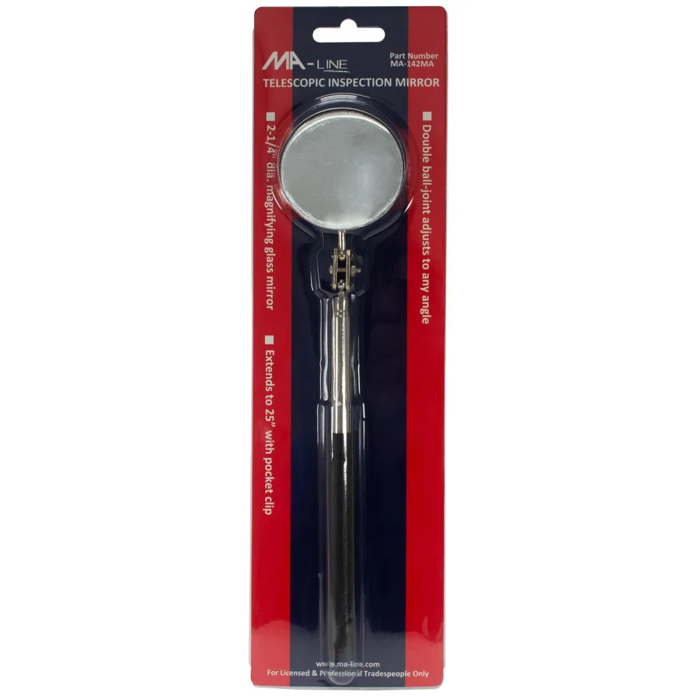 [MA-142MA] MA-LINE 2 1/4 TELESCOPIC INSPECTION MIRROR MA-142MA