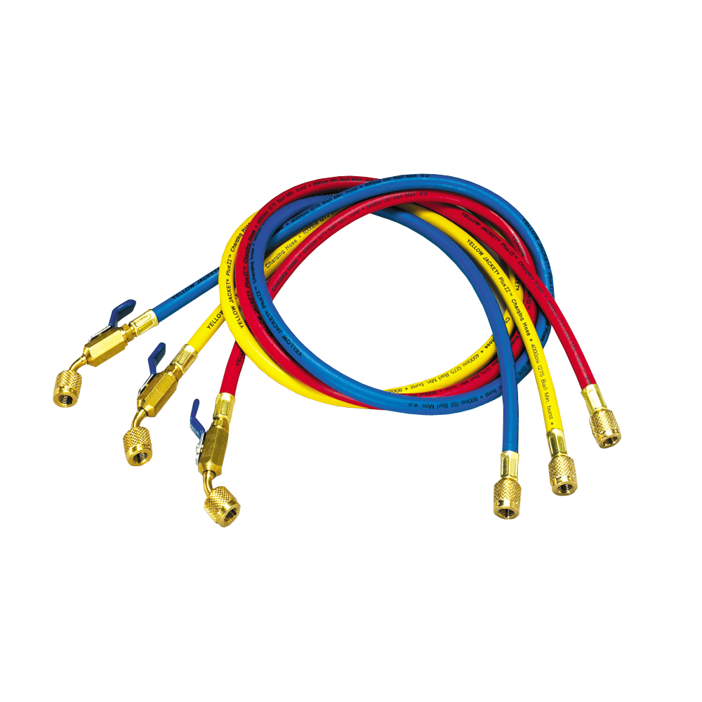 [29986] Yellow Jacket 29986 PLUS II 72" Refrigerant Charging Hose Set