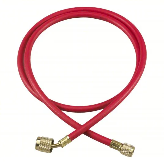 Yellow Jacket 25672 HAVBV-72 72" Red Hose with FlexFlow valve, PLUS II™ 1/4"