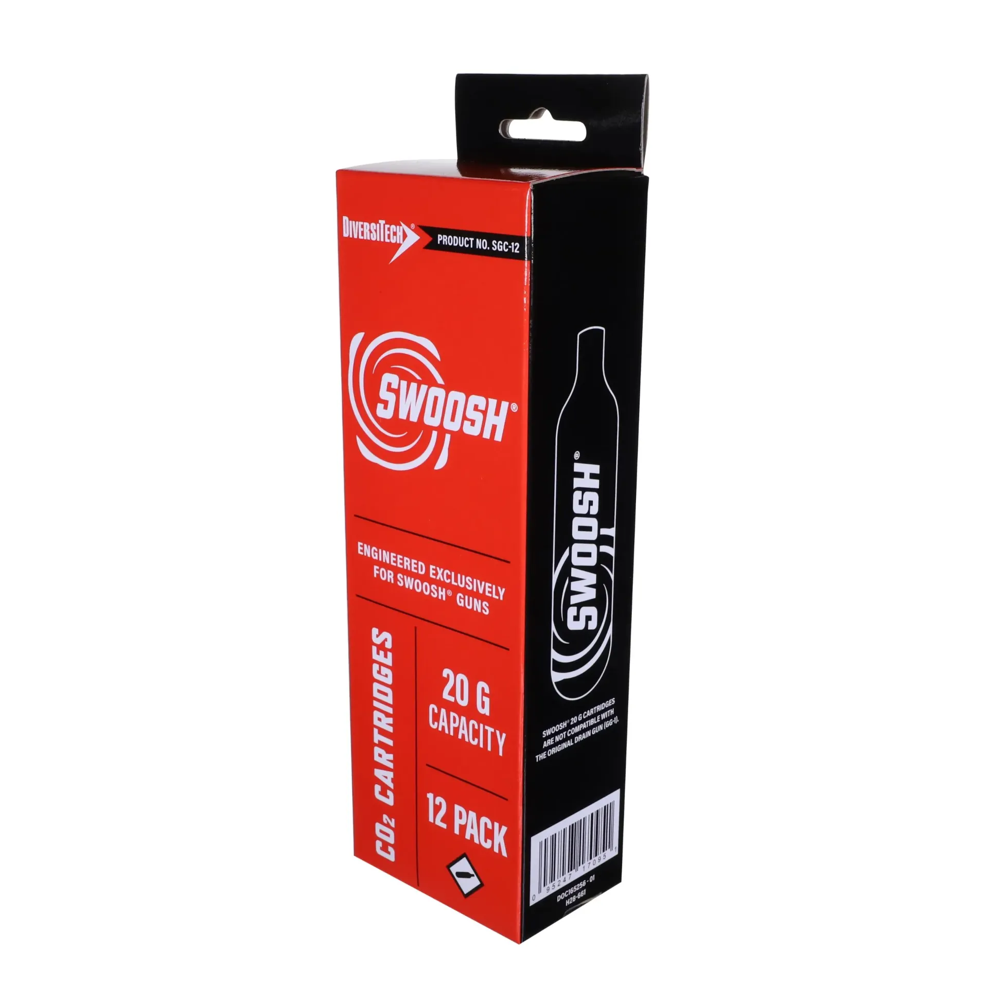 [SGC-12] DIVERSITECH 20G SWOOSH CARTRIDGE 12/PK